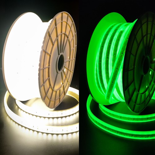 15m Selbstleuchtendes Arbeitslicht 230V LED-Streifen - IP67, 180 LED/m, 11W/m, 1000 lm/m, 4000K