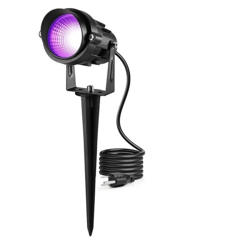 10W LED-Fluter - IP65, Schwarz, Arbeitsleuchte, UV 395nm, ultraviolett
