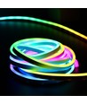 5m RGBIC Neon Flex Komplett-Set 7x14 Neonflex - USB, Bluetooth-App, Fernbedienung