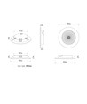2.8W HiluX D1 Gen3 Full Spectrum LED Einbaustrahler RA97 - 2700K, Weiß