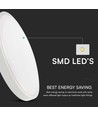 18W LED Sensorleuchte - IP44, Samsung LED Chip, Mikrowellensensor, inkl. Leuchtmittel