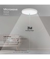 18W LED Sensorleuchte - IP44, Samsung LED Chip, Mikrowellensensor, inkl. Leuchtmittel