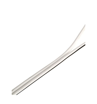 12-24V Kabel weiß - 2x0,35mm², Meterware, mind. 5 Meter