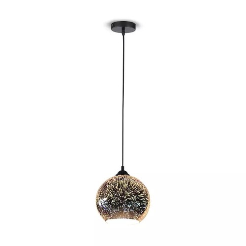 V-Tac 3D Glas Pendelleuchte - Ø15 cm, E27