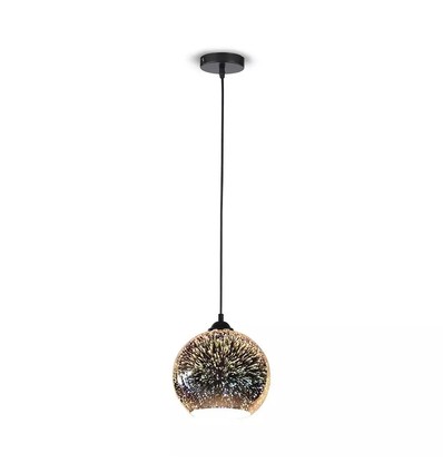 V-Tac 3D Glas Pendelleuchte - Ø15 cm, E27