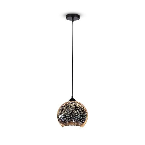 V-Tac 3D Glas Pendelleuchte - Ø25 cm, E27