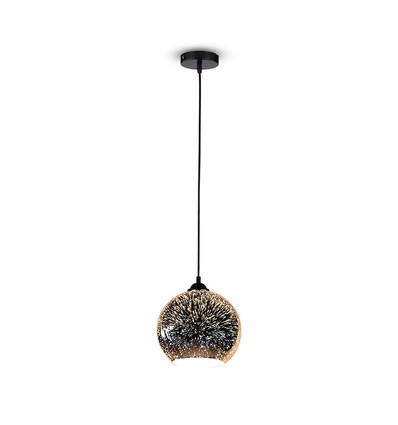 V-Tac 3D Glas Pendelleuchte - Ø25 cm, E27