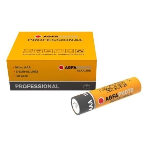 AAA 10er-Pack AgfaPhoto Professional Batterie - Alkaline, 1,5V