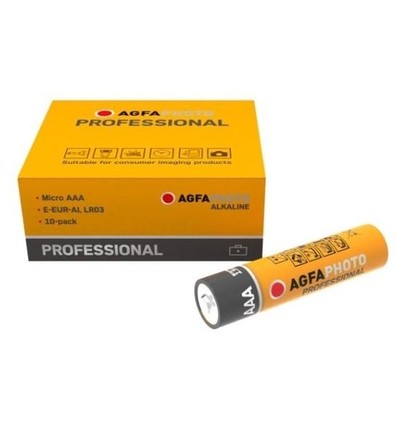 AAA 10er-Pack AgfaPhoto Professional Batterie - Alkaline, 1,5V