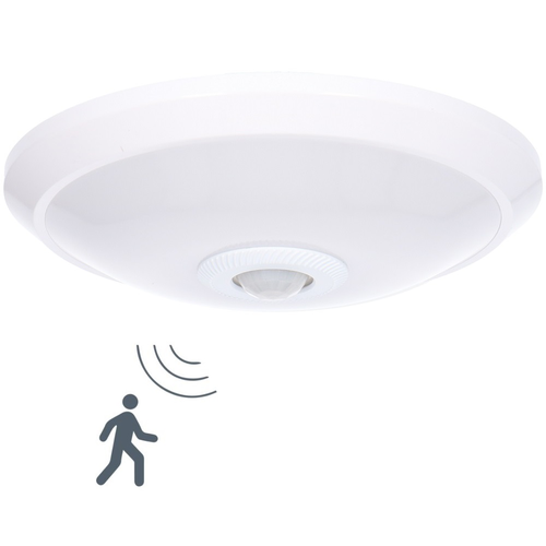 SH LED Deckenleuchte mit PIR-Sensor, 8W, 3000K - 120°