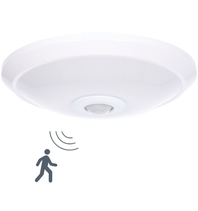 SH LED Deckenleuchte mit PIR-Sensor, 8W, 3000K - 120°