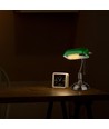V-Tac Klassische Schreibtischlampe - Grünes Glas, 1,5 Meter Kabel, E27 Fassung, ohne Leuchtmittel, max. 60W