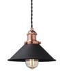 NEKSØ Pendelleuchte E27 in Kupfer/Schwarz - Nielsen Light