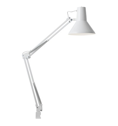 Jensen Architektenlampe für E27 in Weiß - Nielsen Light