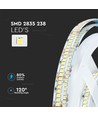 5m 17W/m LED-Streifen - 24V DC, IP20, 150lm/W, 238 LEDs pro Meter