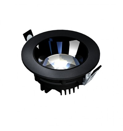 Modell L - Einbau-Downlight, verstellbare Richtung, 20W 30° 160x70 mm, Schwarz, ohne Leuchtmittel