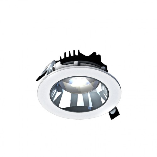 Spiegel - Modell M - Einbaustrahler, einstellbare Richtung 14W 30° 130x58 mm weiß ohne Lichtquelle