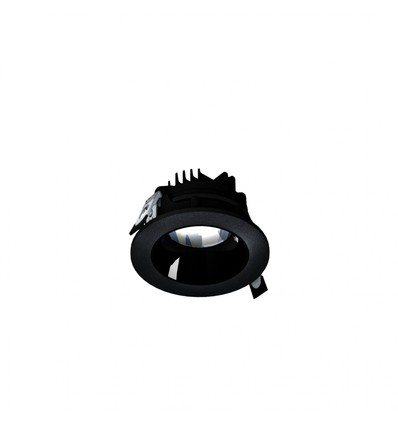 Model S Downlight 8W - verstellbare Lichtausrichtung, ohne Lichtquelle, 30°, 95x45 mm, schwarz