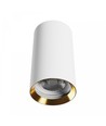 Chloe Variosa GU10 Aufputzleuchte GU10 - 230V, IP20, 55x100mm, weiß / gold, rund, ohne Leuchtmittel