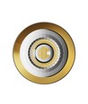 Chloe Variosa GU10 Aufputzleuchte GU10 - 230V, IP20, 55x100mm, weiß / gold, rund, ohne Leuchtmittel