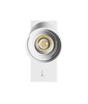 Squalla Variosa Flexi Switch GU10 - Wandleuchte ohne Leuchtmittel, 230V, IP20, 55x100x410mm, weiß, rund