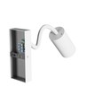 Squalla Variosa Flexi Switch GU10 - Wandleuchte ohne Leuchtmittel, 230V, IP20, 55x100x410mm, weiß, rund