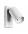 Squalla Variosa GU10 - Schalter, Wandleuchte, ohne Leuchtmittel, 230V, IP20, 55x100mm, weiß, rund
