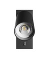 GU10 Wandleuchte mit Schalter - IP20, Ø5,5cm, 5,5x10cm, Schwarz, Rund, Ohne Leuchtmittel