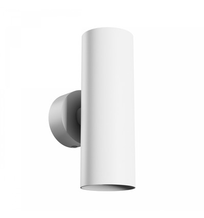 Squalla Variosa Tubo 2xGU10 - Wandleuchte ohne Leuchtmittel, 230V, IP20, 55x160x90mm, weiß, rund