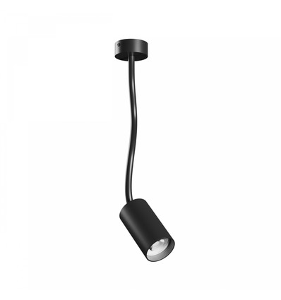 GU10 Wandleuchte mit Flexarm - Schwarz, IP20