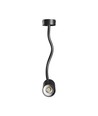 GU10 Wandleuchte mit Flexarm - Schwarz, IP20