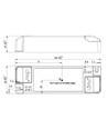 Lifud 20W / 250-500mA DALI dimmbarer LED-Treiber - 9-42V, Push-Dim und DALI, flickerfrei
