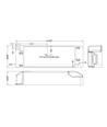 Lifud 20W / 250-500mA DALI dimmbarer LED-Treiber - 9-42V, Push-Dim und DALI, flickerfrei