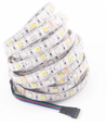 5m 12W/m RGB+CW LED-Streifen - 24V DC, IP65, 60 LEDs pro Meter