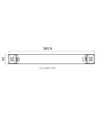Lifud 150W / 24V DC dimmbares Netzteil - 6.25A, IP20, Triac dimmbar, flicker free
