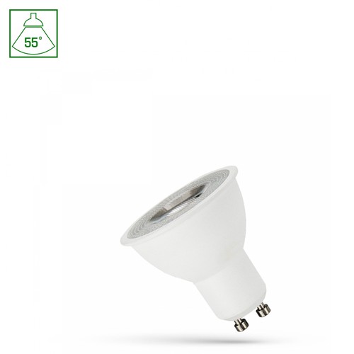LED GU10 4W - 230V, 55°, Neutralweiß, Mit Linse, Spectrum