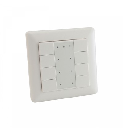Wand-Drucktastenpanel - 8 DALI-Tasten