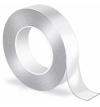 Nano doppelseitiges Klebeband - 10 mm breit, 5 m Rolle