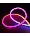 2,5m RGBIC Neon Flex Komplett-Set - USB, Bluetooth App, Fernbedienung, inkl. Montage, 7x15 Neonflex