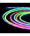 2,5m RGBIC Neon Flex Komplett-Set - USB, Bluetooth App, Fernbedienung, inkl. Montage, 7x15 Neonflex