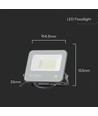 30W LED-Fluter - 135lm/W, Samsung LED-Chip, Arbeitsleuchte, 1m Kabel, Außenbereich