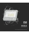 50W LED Fluter - 135lm/W, Samsung LED Chip, Arbeitsleuchte, 1m Kabel, Außenbereich