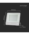 200W LED Flutlichtstrahler - 135lm/W, Samsung LED-Chip, Arbeitsleuchte, 1m Kabel, Außenbereich