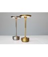 Wiederaufladbare LED-Tischlampe - Gold, Touch-Dimmer, CCT, IP20