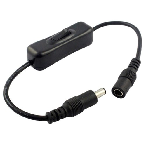 Schalter mit DC-Stecker - 12V (120W), 24V (240W)