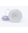 2,5W Ø6,8cm Cabi68 Möbelspot RA91 - 12V DC, Lochausschnitt: Ø5,5 cm, Maße: Ø6,8 cm, Mattweiß