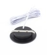 2,5W Ø6,8cm Cabi68 Möbelspot RA91 - 12V DC, Lochausschnitt: Ø5,5 cm, Maße: Ø6,8 cm, Schwarz