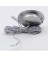 2,5W Ø6,8cm Cabi68 Möbeleinbaustrahler RA91 - 12V DC, Lochausschnitt: Ø5,5 cm, Maße: Ø6,8 cm, Edelstahl gebürstet