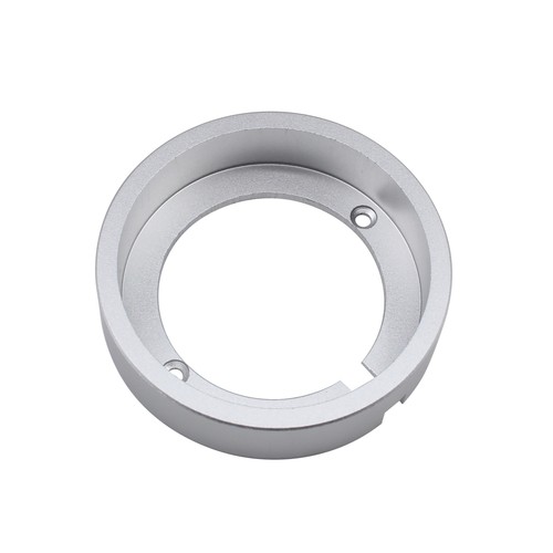 Aufbauring - Gebürsteter Stahl, passend für Reco und Cabi Möbelspots, Ø6,9 cm
