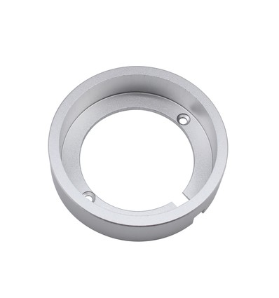 Aufbauring - Gebürsteter Stahl, passend für Reco und Cabi Möbelspots, Ø6,9 cm